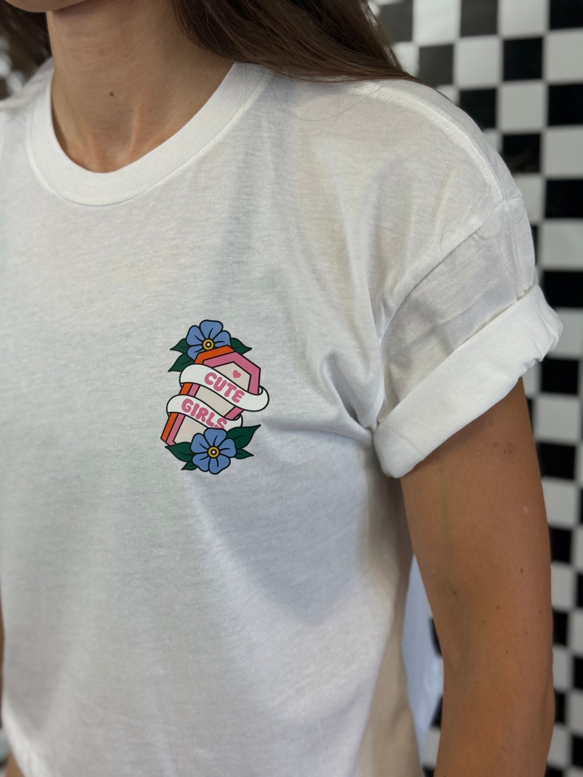 Cute Girls - Crop top tshirt