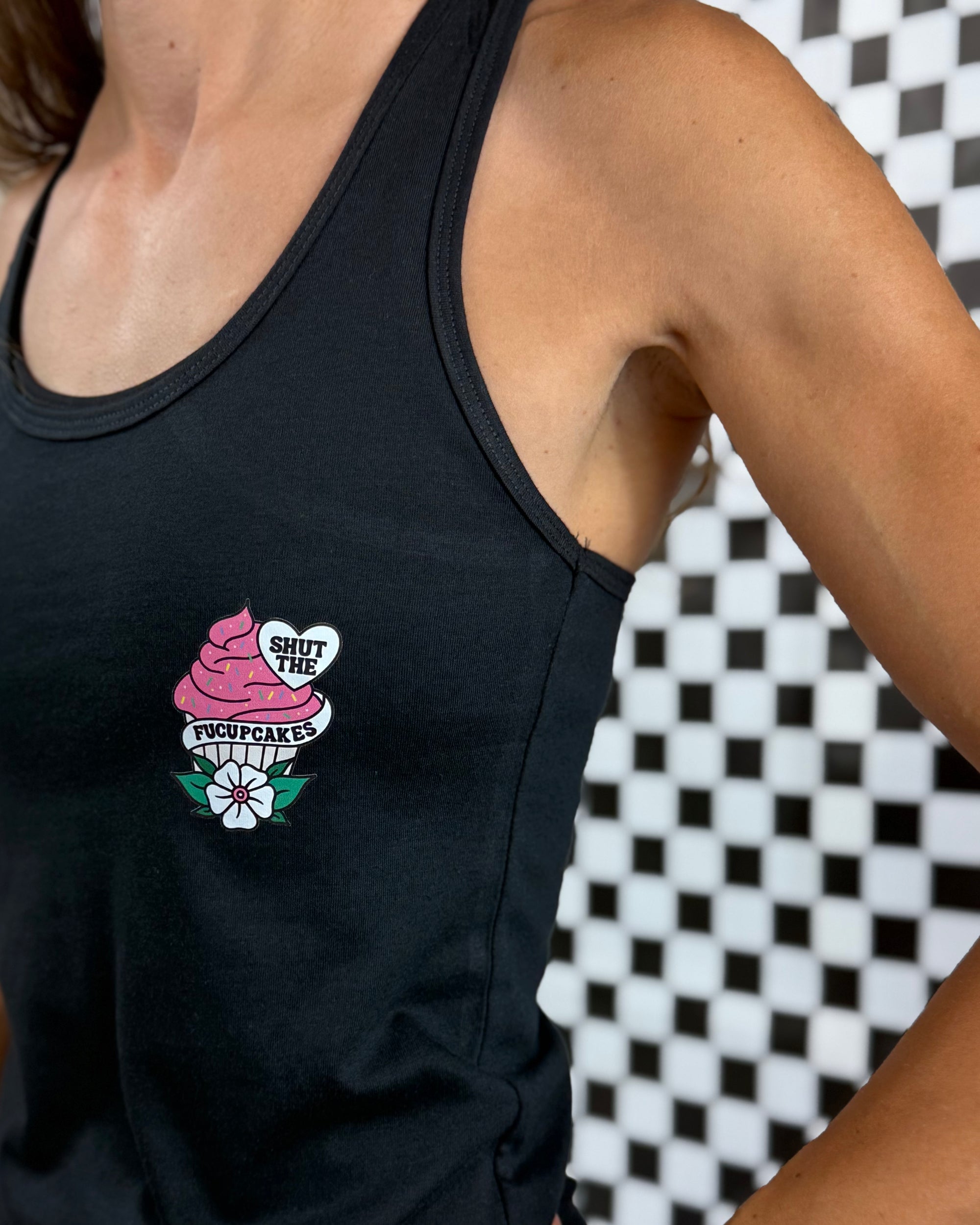 Shut the Fucupcakes - Racerback Tank