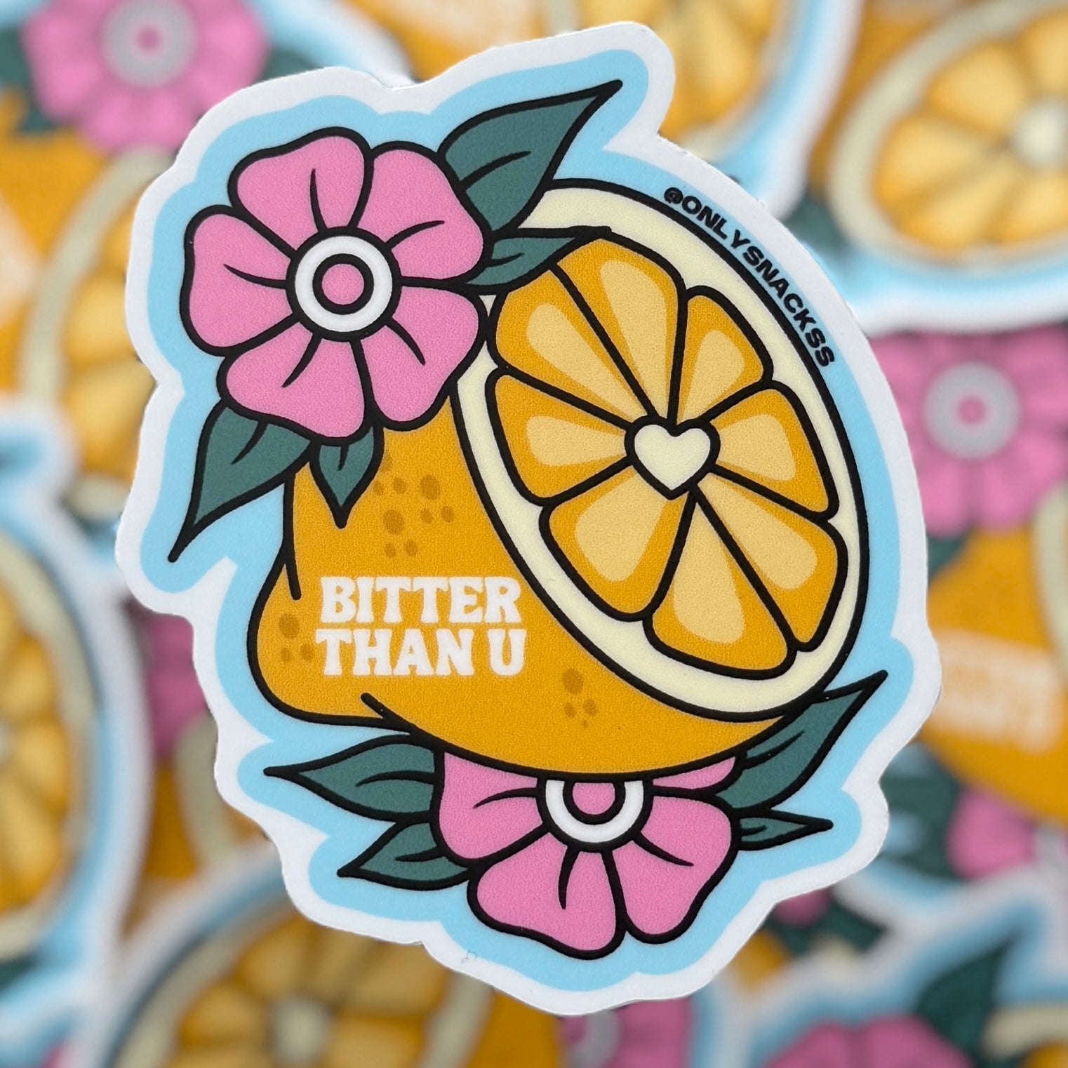 Bitter Than You Lemon Sticker